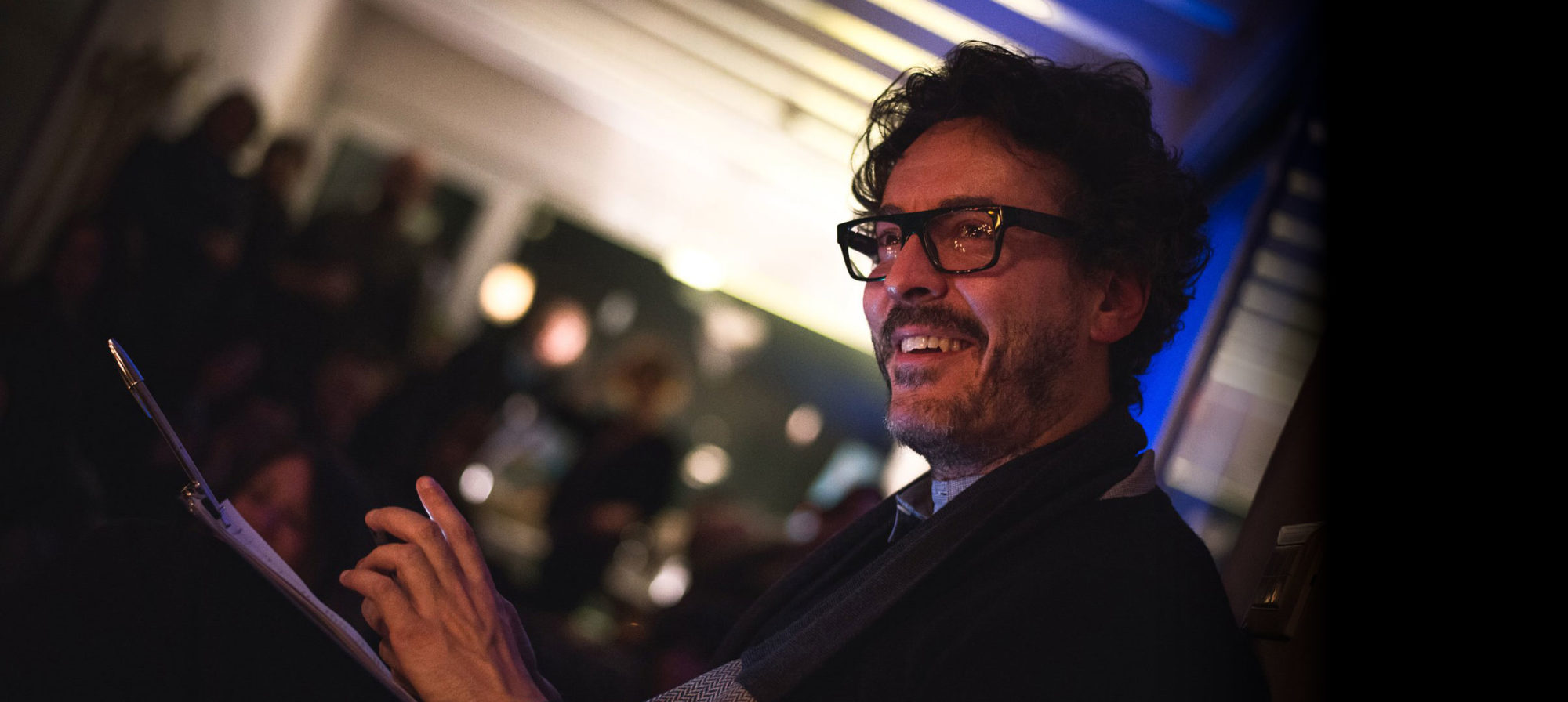 Andrea Luccioli mentre sorride