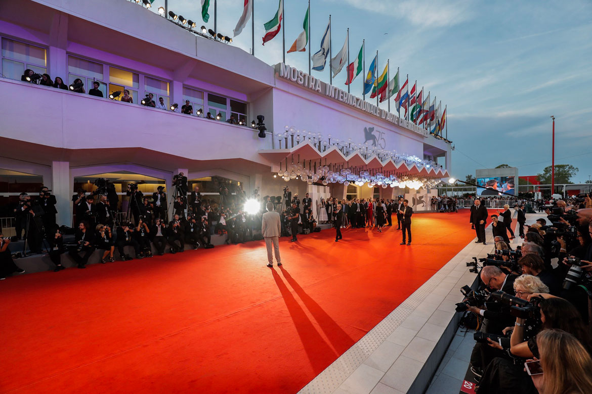il red carpet di Venezia 75